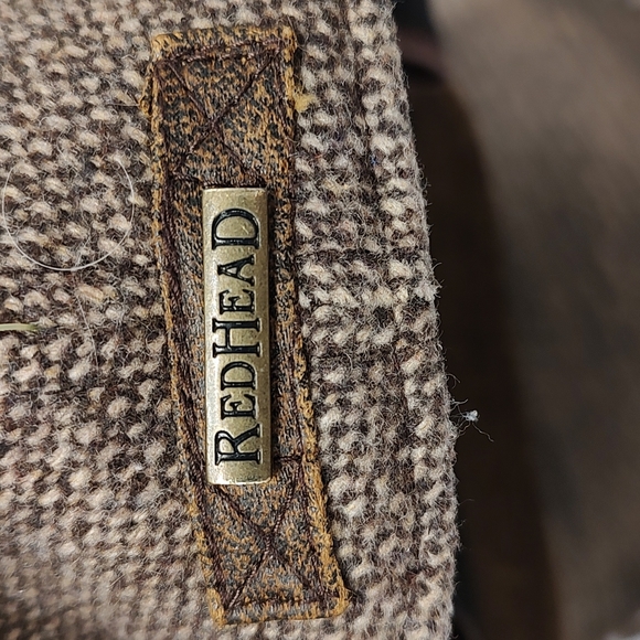 😎 EUC Redhead Brand Men's/Unisex Brown Tweed Wool Newsboy Cap, OSFM - Picture 5 of 7